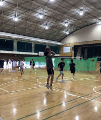 バスケ　シュート練習